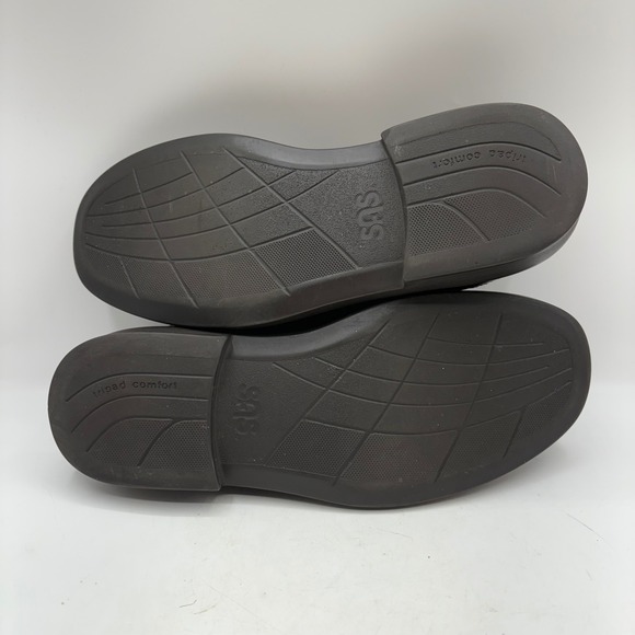 SAS Diplomat Mens Brown Leather Slip On Loafer Dress Shoes Size 10.5M - Picture 13 of 13